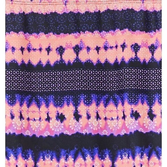 Torrid PINK & PURPLE TIE-DYE‎ FLOUNCE BIKINI BOTTOM - Picture 7 of 10